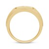 Thumbnail Image 2 of Previously Owned Men's Diamond Wedding Ring 1/4 ct tw Round-cut 10K Yellow Gold