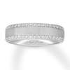 Thumbnail Image 1 of Previously Owned Neil Lane Men's Diamond Wedding Band 1/2 ct tw 14K White Gold Size 9.5