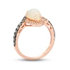 Thumbnail Image 2 of Previously Owned Le Vian Opal Ring 3/4 ct tw Diamonds Pear-shaped 14K Strawberry Gold