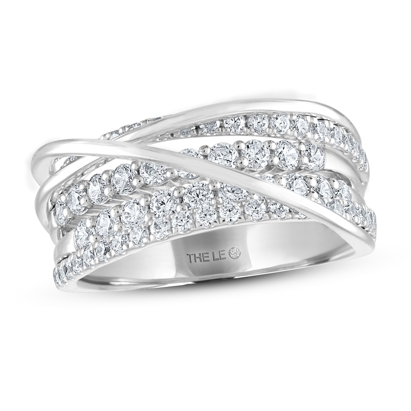 Main Image 1 of Previously Owned THE LEO Diamond Ring 7/8 ct tw Round-cut 14K White Gold