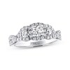 Thumbnail Image 0 of Previously Owned THE LEO Diamond Three-Stone Engagement Ring 1 ct tw Round-cut 14K White Gold