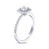 Thumbnail Image 2 of Previously Owned THE LEO Diamond Engagement Ring 5/8 ct tw Princess & Round-cut 14K White Gold
