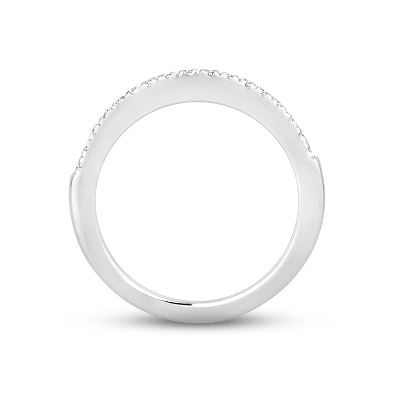 Main Image 3 of Previously Owned Diamond Anniversary Band 1/4 ct tw Round-cut 14K White Gold