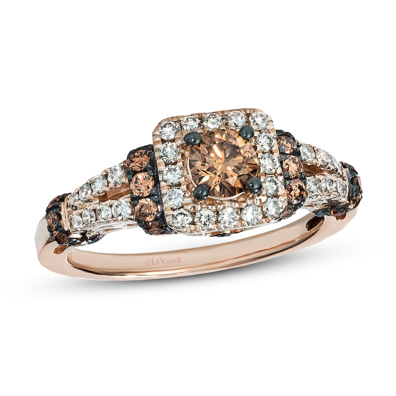 Previously Owned Le Vian Diamond Ring 1 ct tw 14K Strawberry Gold