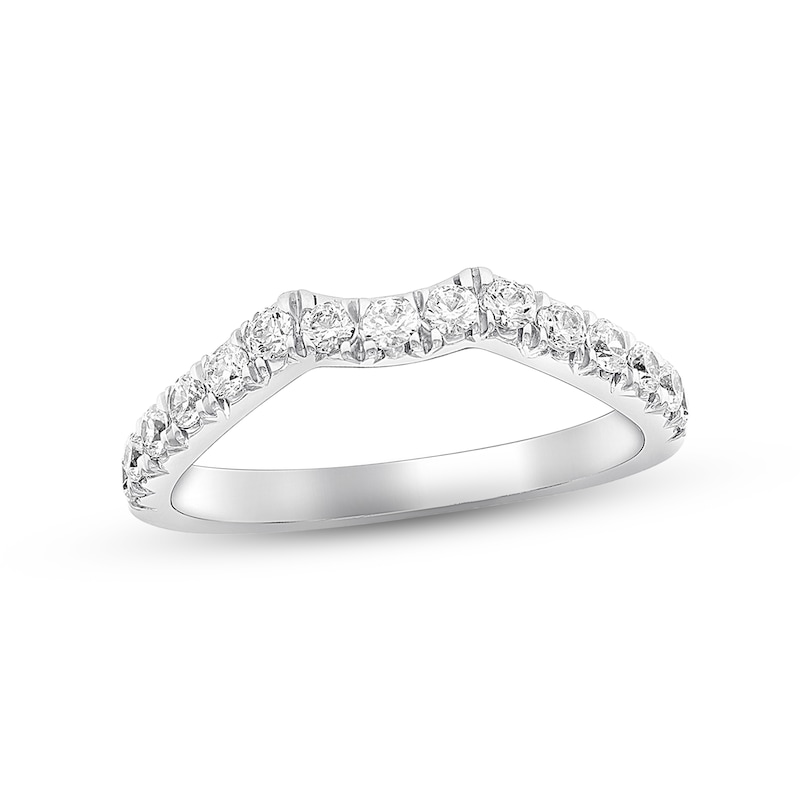 Main Image 1 of Previously Owned Diamond Wedding Band 1/2 Carat tw 14K White Gold