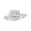 Thumbnail Image 1 of Previously Owned Princess-cut Diamond Engagement Ring 2 ct tw 14K White Gold