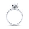 Thumbnail Image 3 of Previously Owned Princess-cut Diamond Engagement Ring 2 ct tw 14K White Gold