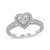 Thumbnail Image 1 of Previously Owned Diamond Engagement Ring 1/2 ct tw Round-cut 14K White Gold