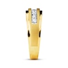 Thumbnail Image 2 of Previously Owned Men's Diamond Wedding Band 1/2 ct tw 10K Yellow Gold
