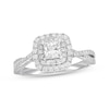 Thumbnail Image 1 of Previously Owned Neil Lane Diamond Engagement Ring 1 ct tw Princess & Round-cut 14K White Gold Size 9.5
