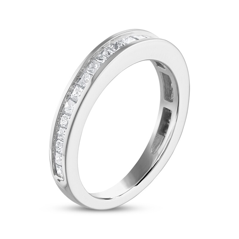 Previously Owned Diamond Wedding Band 3/4 ct tw Princess-cut 14K White Gold