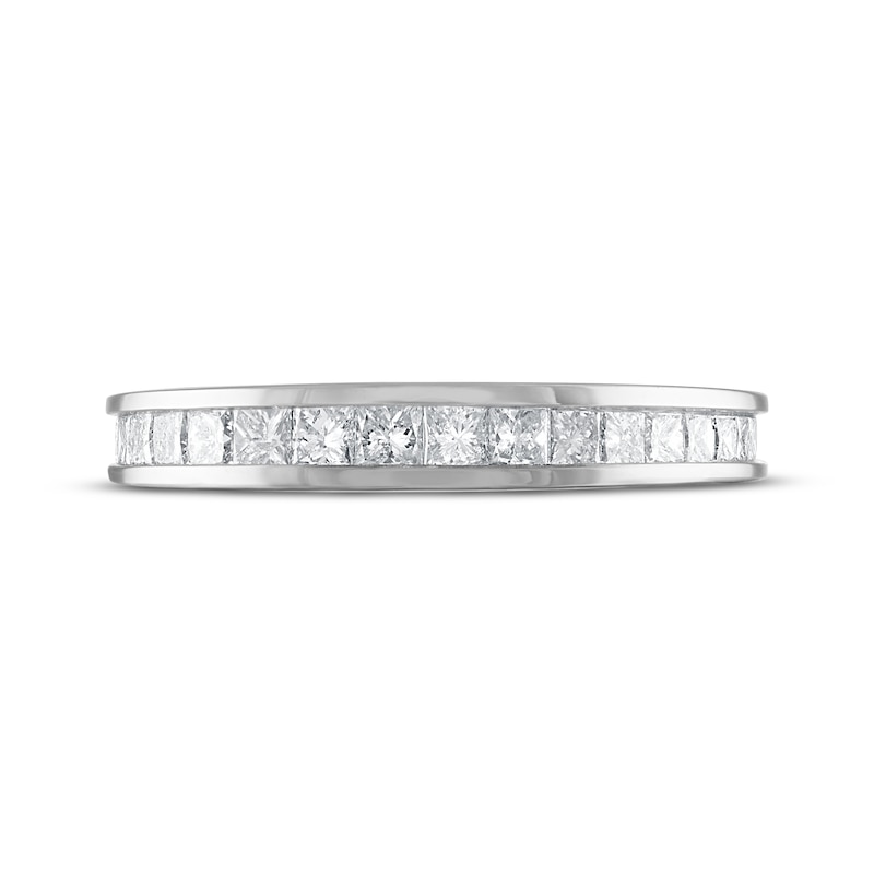 Previously Owned Diamond Wedding Band 3/4 ct tw Princess-cut 14K White Gold