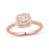 Thumbnail Image 0 of Previously Owned Diamond Engagement Ring 1/3 ct tw Round-cut 10K Rose Gold
