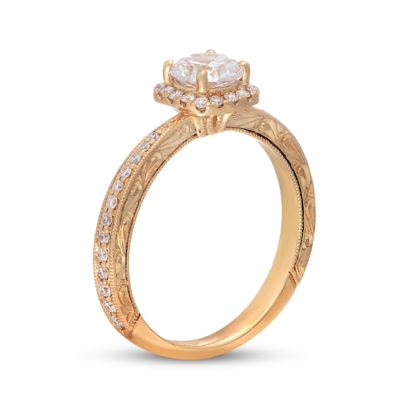 Main Image 2 of Previously Owned Neil Lane Diamond Engagement Ring 1 ct tw Round-cut 14K Yellow Gold