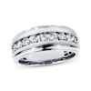 Thumbnail Image 0 of Previously Owned Men's Diamond Wedding Band 1 ct tw 10K White Gold
