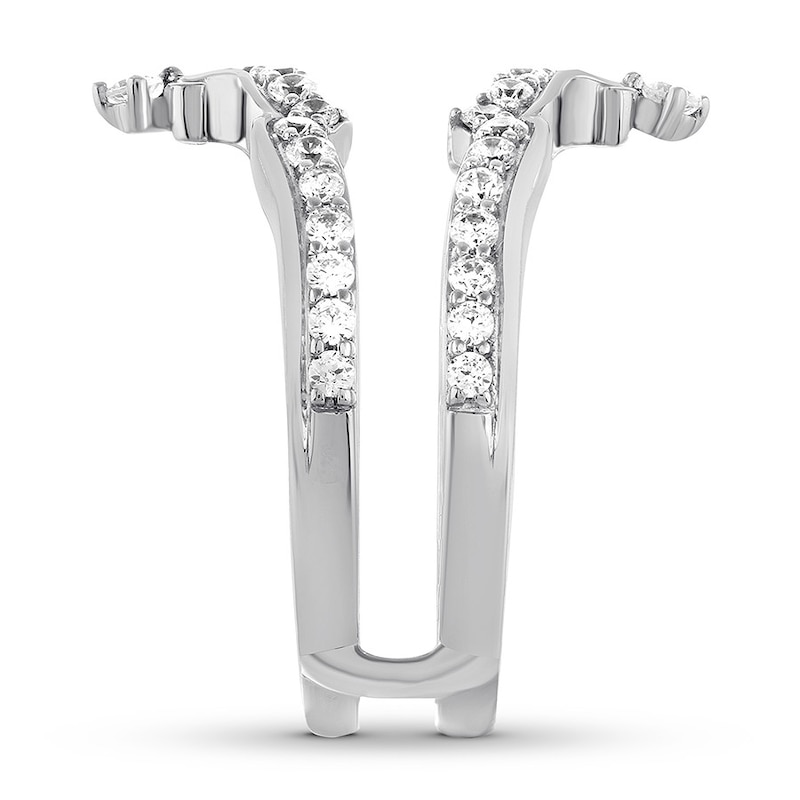 Main Image 3 of Previously Owned Diamond Enhancer Ring 3/4 ct tw Round-cut 14K White Gold