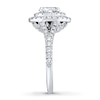 Previously Owned Neil Lane Diamond Engagement Ring 1-5/8 ct tw Oval & Round-cut 14K White Gold