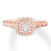 Thumbnail Image 2 of Previously Owned Diamond Engagement Ring 1/3 ct tw Round-cut 10K Rose Gold