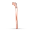 Thumbnail Image 2 of Previously Owned Diamond Anniversary Band 1/10 ct tw Round-cut 10K Rose Gold - Size 4