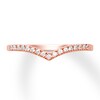 Thumbnail Image 3 of Previously Owned Diamond Anniversary Band 1/10 ct tw Round-cut 10K Rose Gold - Size 4