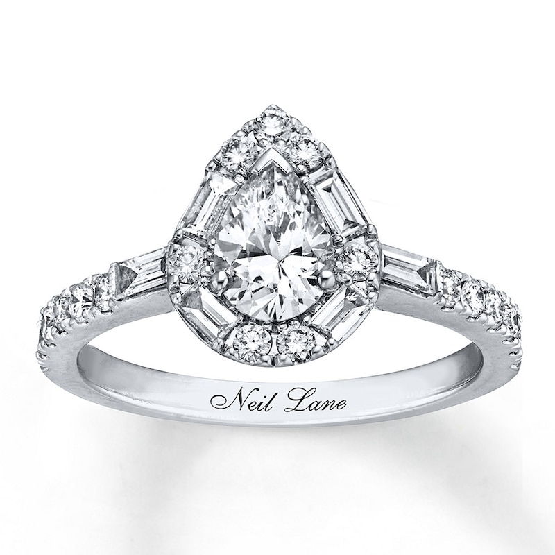 Previously Owned Neil Lane Engagement Ring 1-1/4 ct tw Diamonds 14K ...