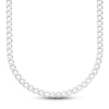 Thumbnail Image 1 of Previously Owned Curb Link Necklace Solid Sterling Silver 24&quot;