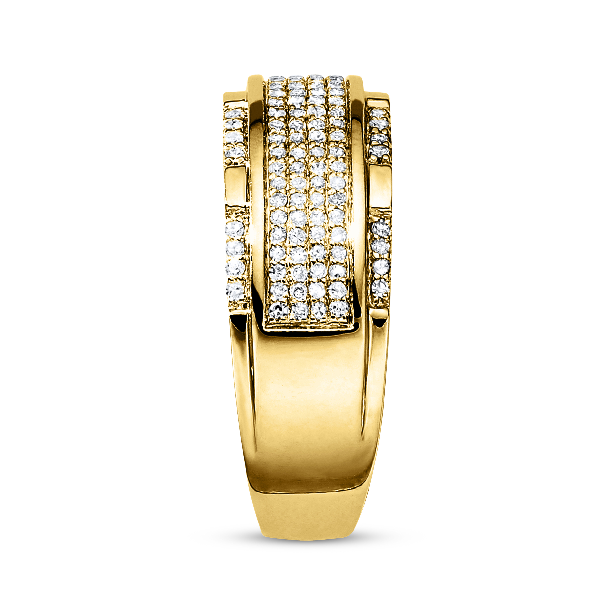 Thumbnail Image 3 of Previously Owned Men's Diamond Band 1/2 ct tw 10K Yellow Gold