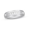 Thumbnail Image 1 of Previously Owned Men's Diamond Wedding Band 1/4 Carat tw 10K White Gold