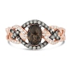 Thumbnail Image 4 of Previously Owned Le Vian Chocolate Quartz Ring 1/4 ct tw Diamonds 14K Gold