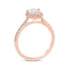 Thumbnail Image 2 of Previously Owned Le Vian Morganite Ring 1/3 ct tw Diamonds 14K Strawberry Gold