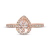 Thumbnail Image 3 of Previously Owned Le Vian Morganite Ring 1/3 ct tw Diamonds 14K Strawberry Gold