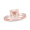 Thumbnail Image 1 of Previously Owned Neil Lane Morganite Engagement Ring 3/8 ct tw Round-cut Diamonds 14K Rose Gold - Size 5