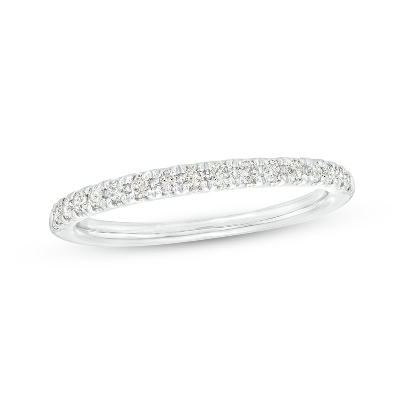 Main Image 1 of Previously Owned Diamond Anniversary Band 1/4 ct tw Round-cut 10K White Gold