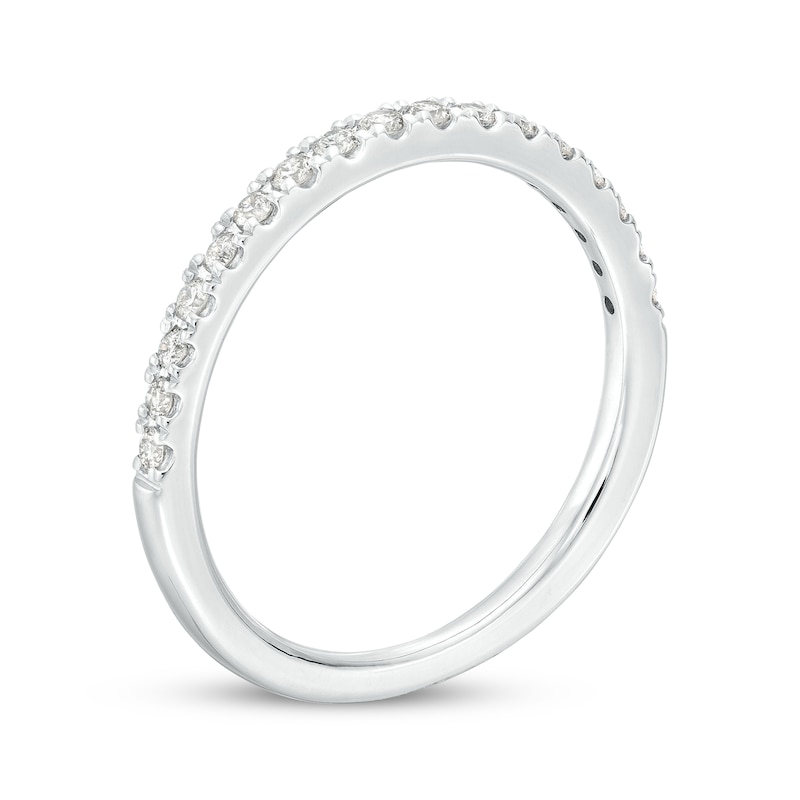 Main Image 2 of Previously Owned Diamond Anniversary Band 1/4 ct tw Round-cut 10K White Gold