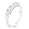 Thumbnail Image 2 of Previously Owned Diamond Anniversary Ring 1/2 ct tw Round-cut 10K White Gold
