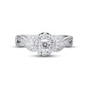 Thumbnail Image 4 of Previously Owned Diamond Engagement Ring 7/8 ct tw 14K White Gold