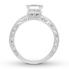 Thumbnail Image 2 of Previously Owned Neil Lane Diamond Engagement Ring 2 ct tw Princess & Round-cut 14K White Gold - Size 5.5