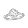 Previously Owned Neil Lane Diamond Engagement Ring 1-1/3 ct tw Cushion & Round-cut 14K White Gold