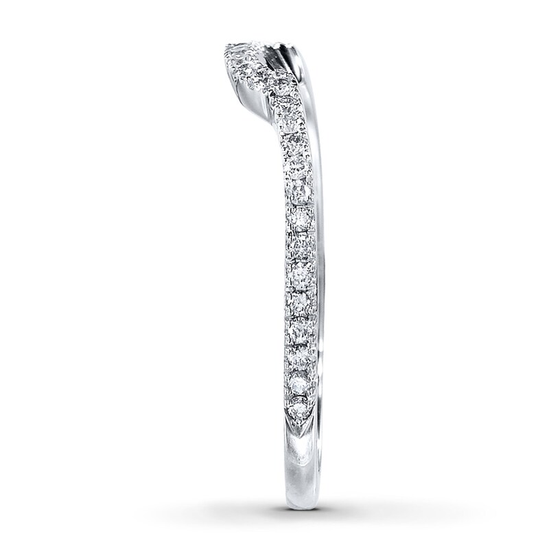 Main Image 3 of Previously Owned Neil Lane Diamond Ring 1/4 ct tw Round-cut 14K White Gold - Size 5.75