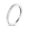 Thumbnail Image 1 of Previously Owned Diamond Wedding Band 1/3 ct tw Princess-cut 14K White Gold