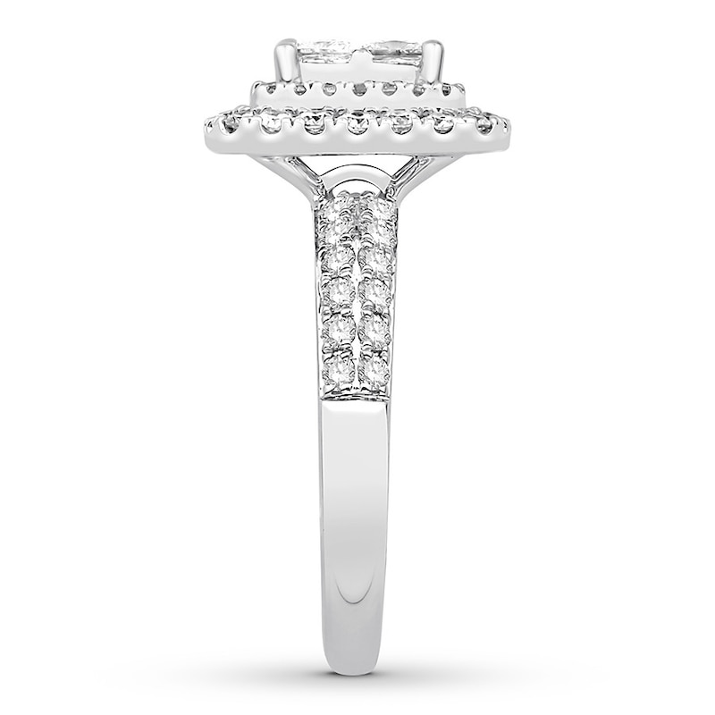 Previously Owned Diamond Engagement Ring 1-3/4 ct tw 14K White Gold