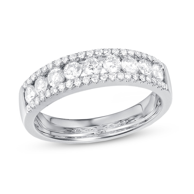 Main Image 1 of Previously Owned Diamond Wedding Band 3/4 ct tw 14K White Gold
