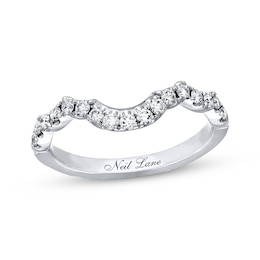 Previously Owned Neil Lane Wedding Band 3/8 ct tw Round-cut Diamonds 14K White Gold