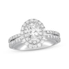 Thumbnail Image 1 of Previously Owned Neil Lane Diamond Engagement Ring 1-3/4 ct tw Oval & Round-cut 14K White Gold