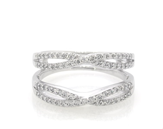 Previously Owned Diamond Wrap Ring 3/8 ct tw 14K White Gold 7