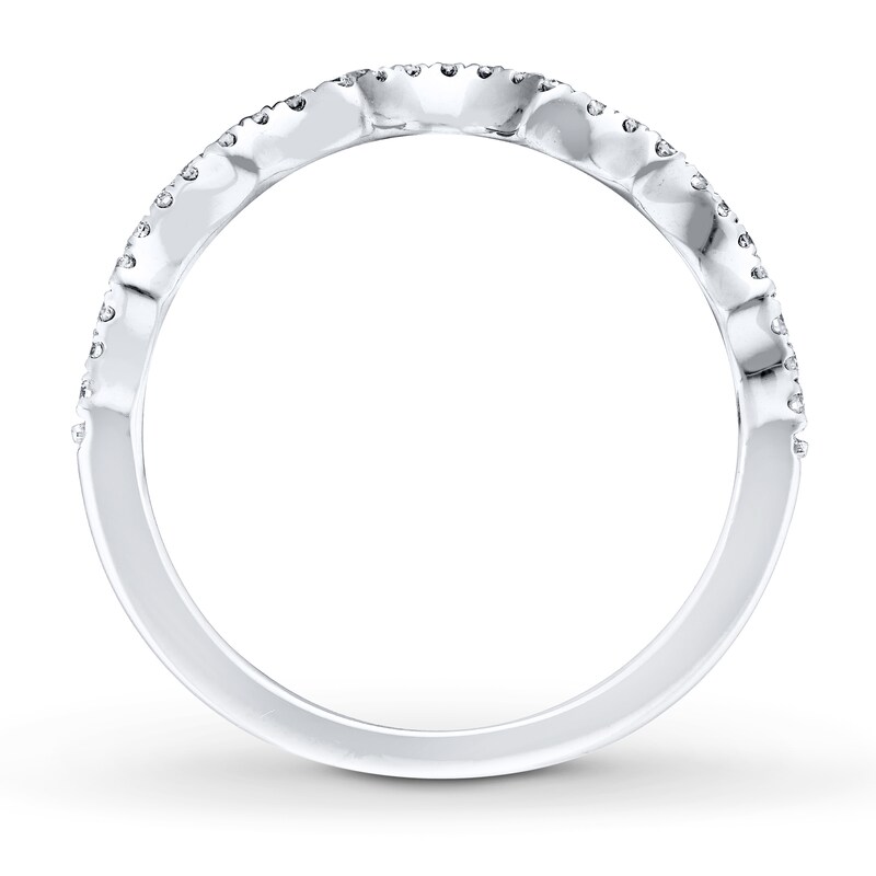 Main Image 2 of Previously Owned Neil Lane Wedding Band 1/6 ct tw Diamonds 14K White Gold