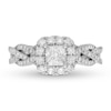 Thumbnail Image 3 of Previously Owned Neil Lane Diamond Engagement Ring 1-1/4 ct tw Princess & Round-cut 14K White Gold - Size 9