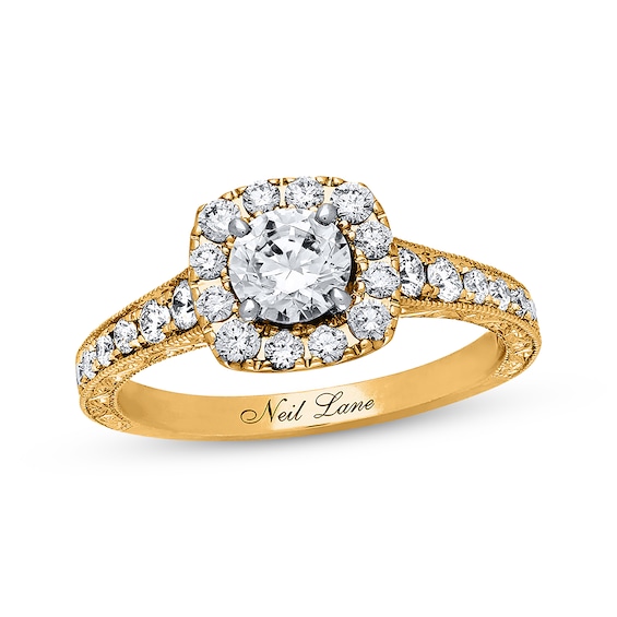 Previously Owned Neil Lane Engagement Ring 1-1/6 ct tw Diamonds 14K Yellow Gold
