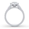Thumbnail Image 1 of Previously Owned Neil Lane Engagement Ring 1-1/4 ct tw Pear/Baguette/Round Diamonds 14K White Gold