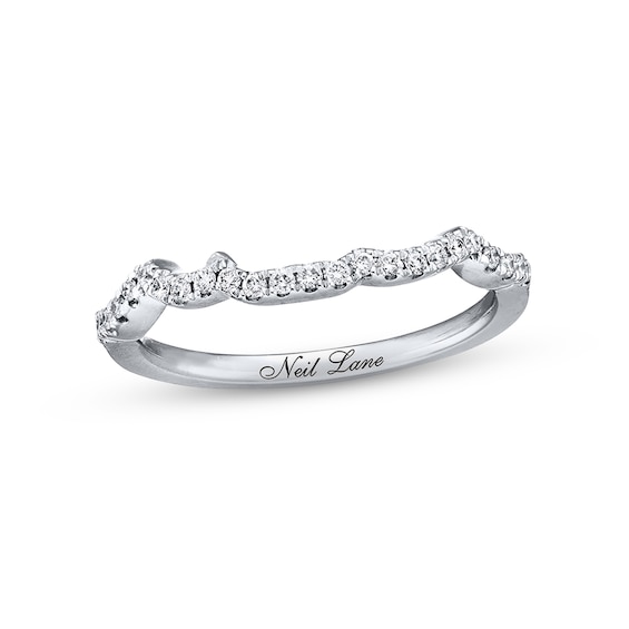 Previously Owned Neil Lane Wedding Band 1/6 ct tw Diamonds 14K White Gold